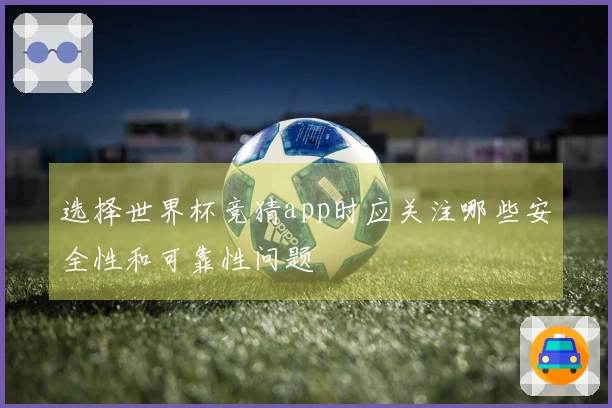 选择世界杯竞猜app时应关注哪些安全性和可靠性问题